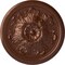 Ekena Millwork Legacy Acanthus Ceiling Medallion (Fits Canopies up to 3 1/2"), 12 3/4"OD x 7/8"P, Copper Penny CM12LECPS - alternate 1